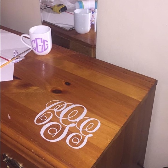MONOGRAM DECAL - Picture 1 of 3